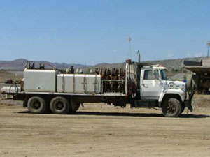 Our Service Truck onsite CQ Drilling and Blasting